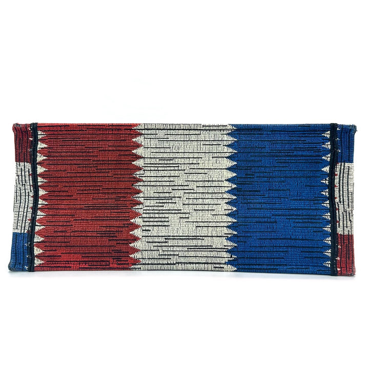 Dior Large French Flag Book Tote Bag in Blue and Red Canvas - Gemaee  UAE