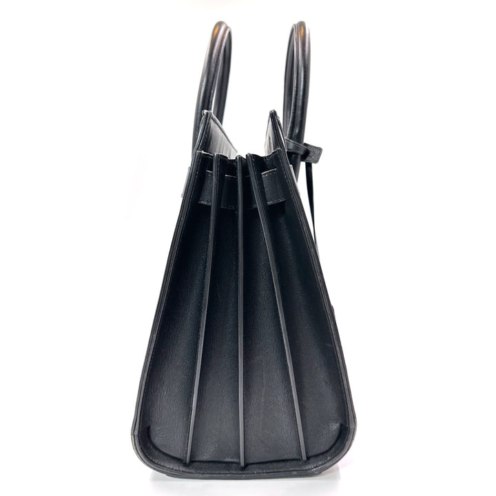 Saint Laurent Small Sac de Jour Tote in Blue/Black Leather - Gemaee  UAE