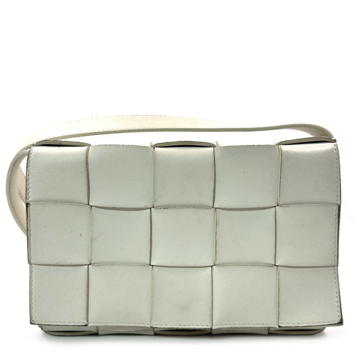 Bottega Veneta Medium Cassette Shoulder Bag in Intrecciato Leather - Gemaee  UAE