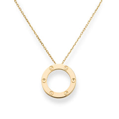 Cartier Love Pendant Necklace in 18K Yellow Gold