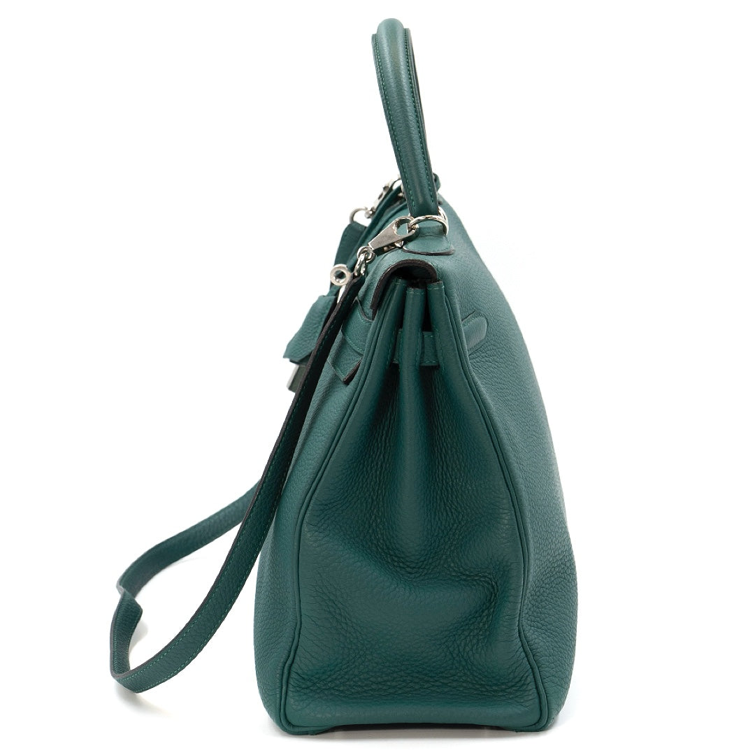 Hermès Birkin 35 Malachite Togo Leather with Palladium Hardware