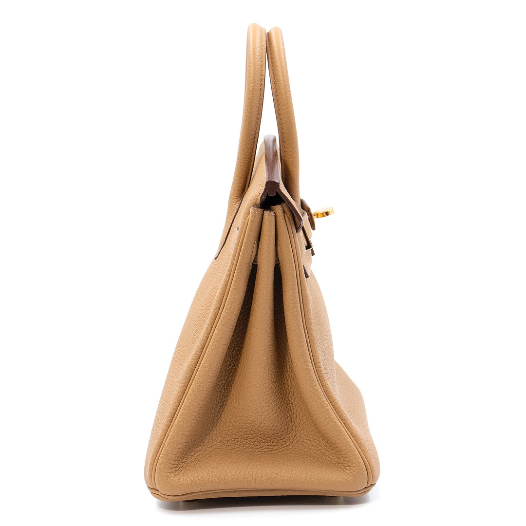 Hermès Birkin 25 Chai Togo Leather Gold Hardware