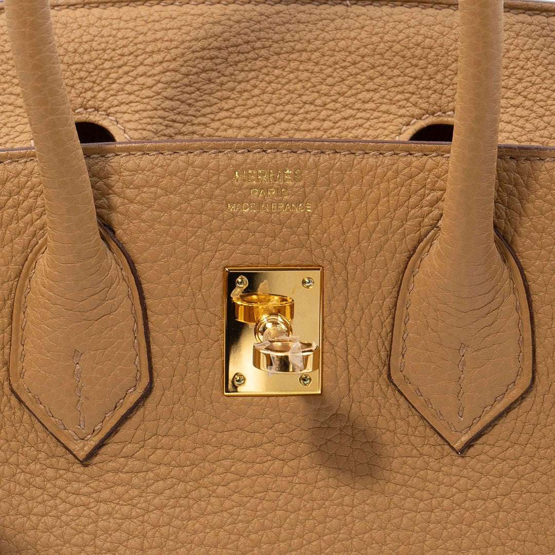 Hermès Birkin 25 Chai Togo Leather Gold Hardware