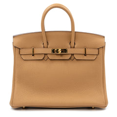 Hermès Birkin 25 Chai Togo Leather Gold Hardware
