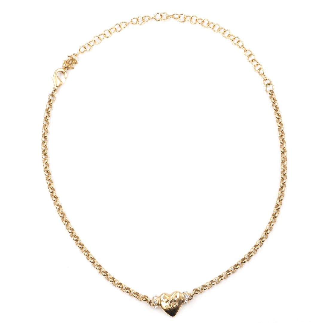 Chanel Heart Pendant Necklace