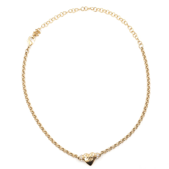 Chanel Heart Pendant Necklace