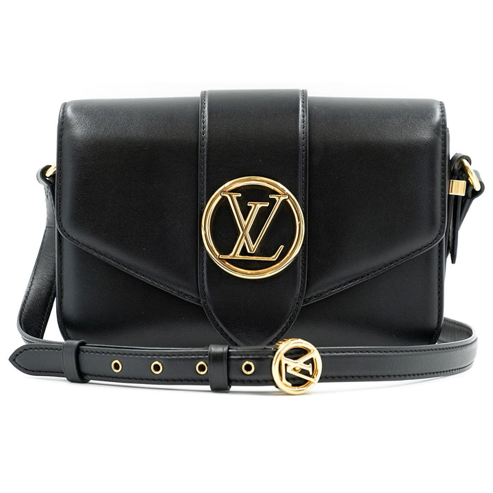 Louis Vuitton Pont 9 Bag in Black Color