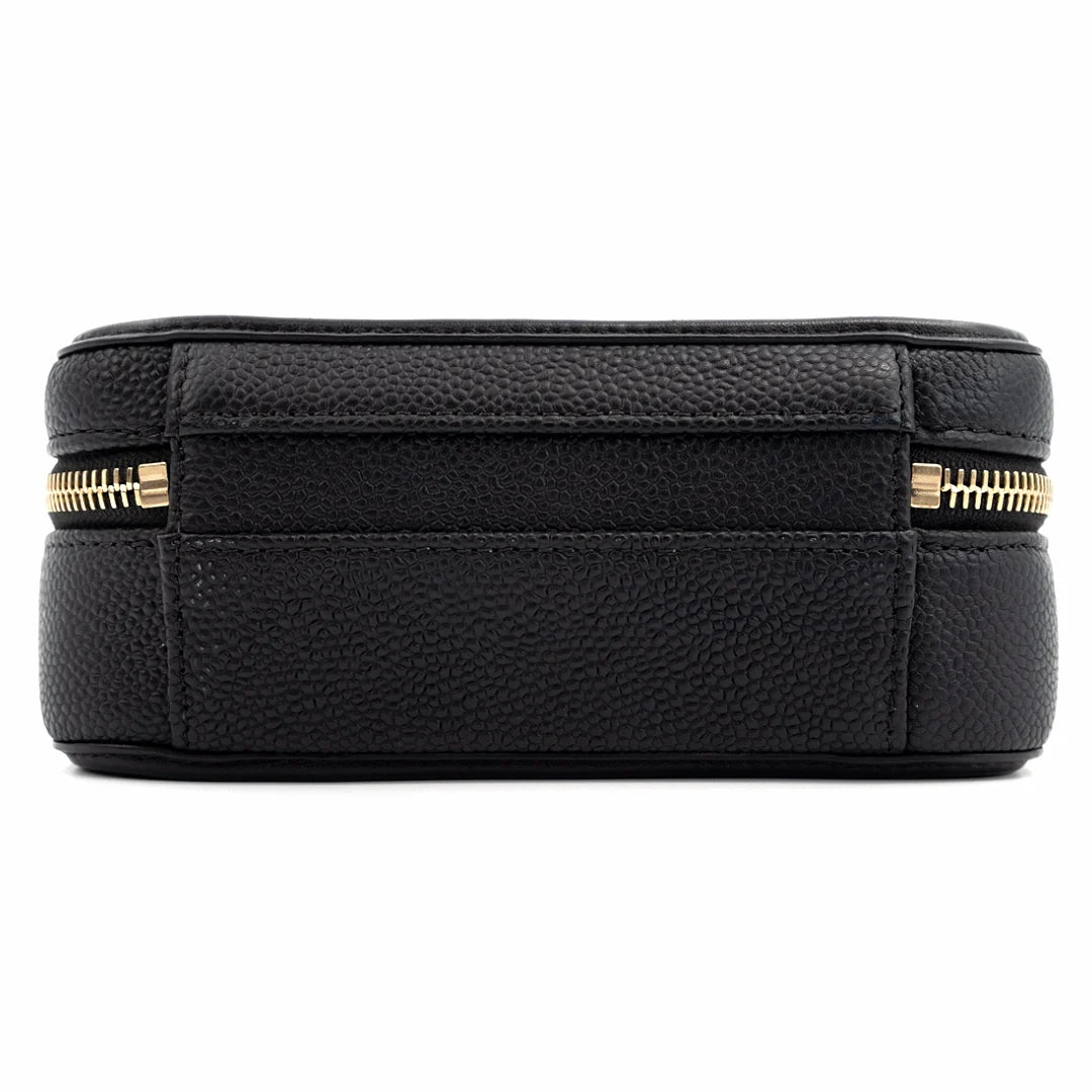 Chanel CC Filigree Vanity Shoulder Bag (Grained Calfskin) mini size