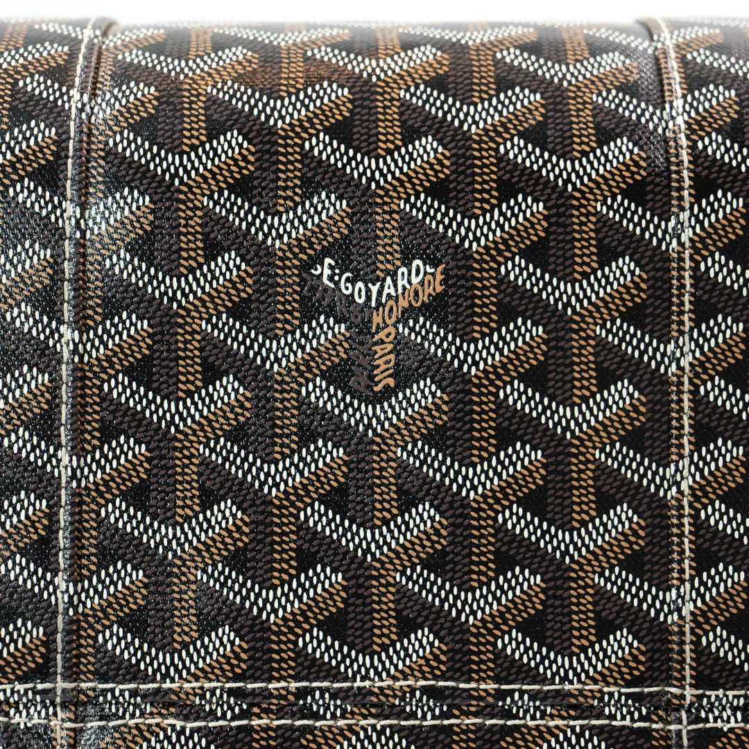 Goyard Boston 45 Tote Bag in Noir et Naturel