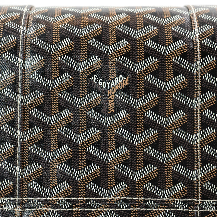 Goyard Boston 45 Tote Bag in Noir et Naturel