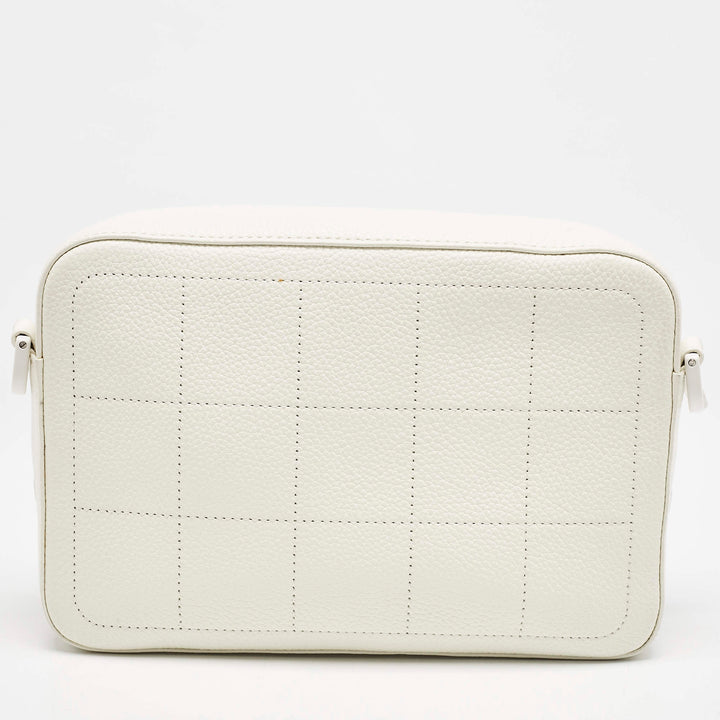 Dior x Daniel Arsham Safari Messenger Bag in White Leather