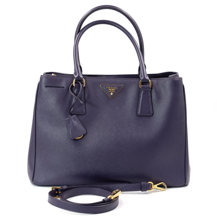 Prada Galleria Medium Saffiano Leather Bag in Purple