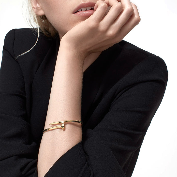 Cartier Juste un Clou Bracelet Classic Model Size 15 in 18K Yellow Gold