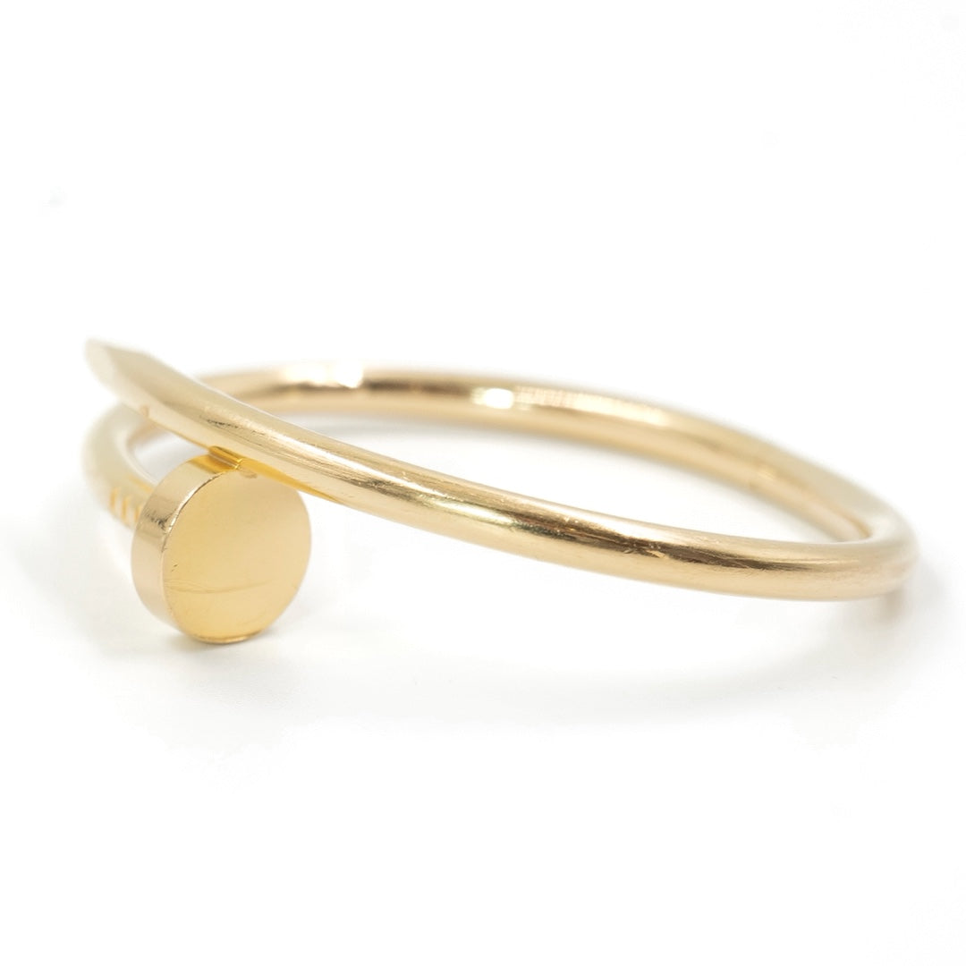 Cartier Juste un Clou Bracelet Classic Model Size 15 in 18K Yellow Gold