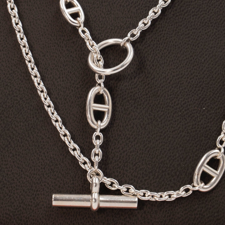 Hermès Farandole Sautoir 160cm Sterling Silver Necklace