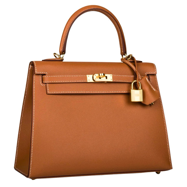 Hermès Kelly 25 in Gold Epsom Leather with Gold Hardware - Gemaee  UAE