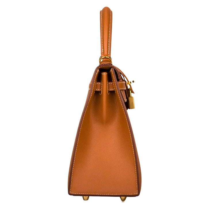 Hermès Kelly 25 in Gold Epsom Leather with Gold Hardware - Gemaee  UAE