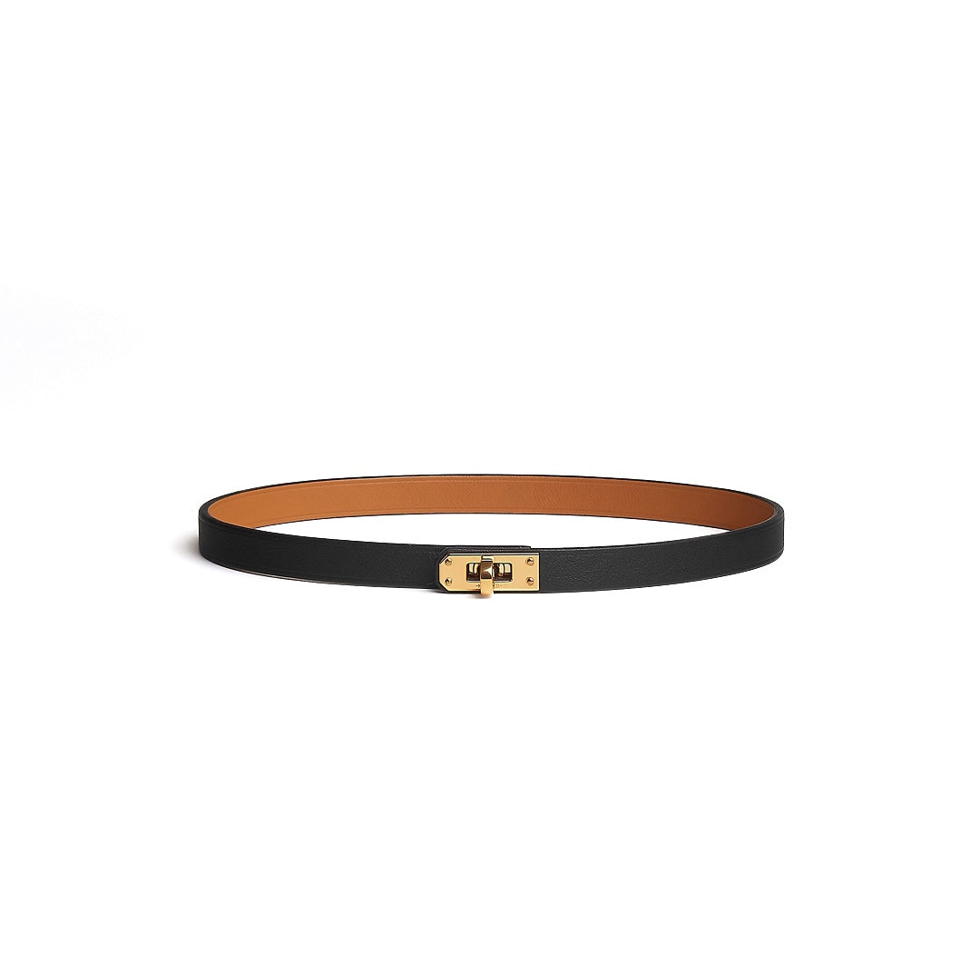 Hermès Mini Kelly Choker Gold with Gold Hardware - Gemaee  UAE