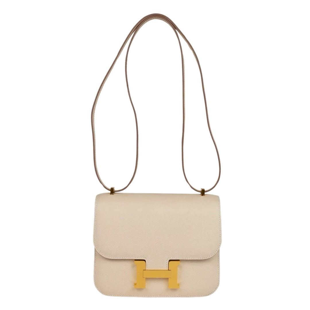 Hermès Constance 18 in Craie Epsom Leather with Gold Hardware - Gemaee  UAE