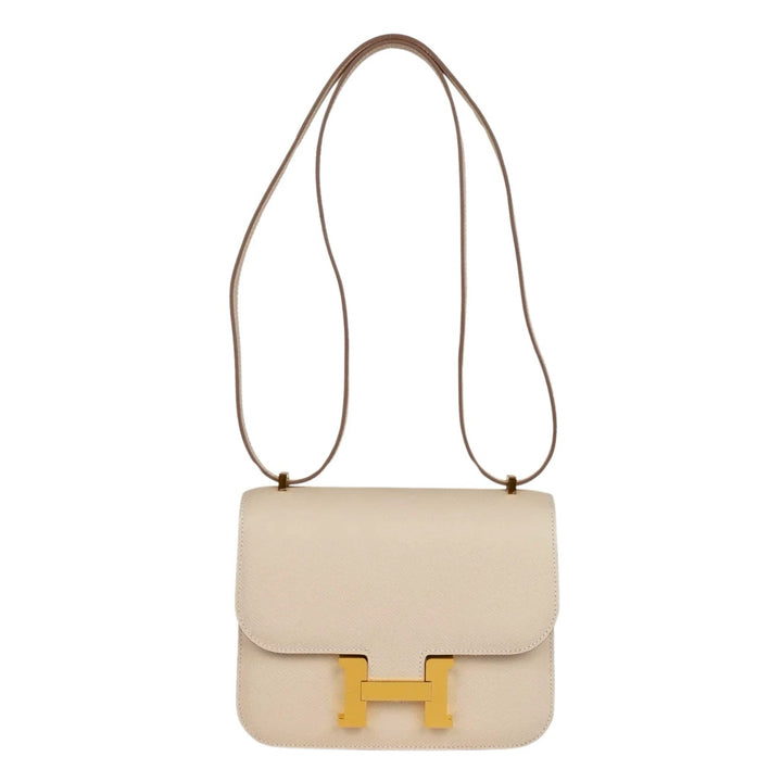 Hermès Constance 18 in Craie Epsom Leather with Gold Hardware - Gemaee  UAE