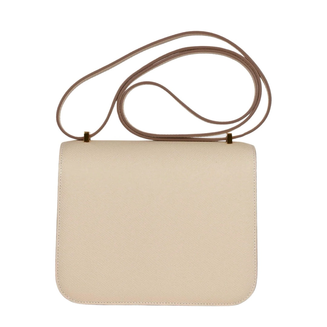 Hermès Constance 18 in Craie Epsom Leather with Gold Hardware - Gemaee  UAE
