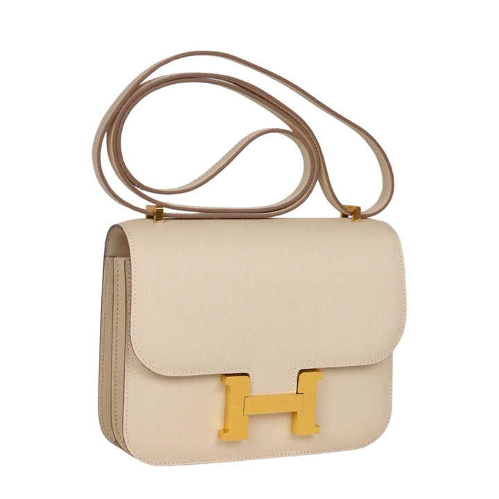 Hermès Constance 18 in Craie Epsom Leather with Gold Hardware - Gemaee  UAE