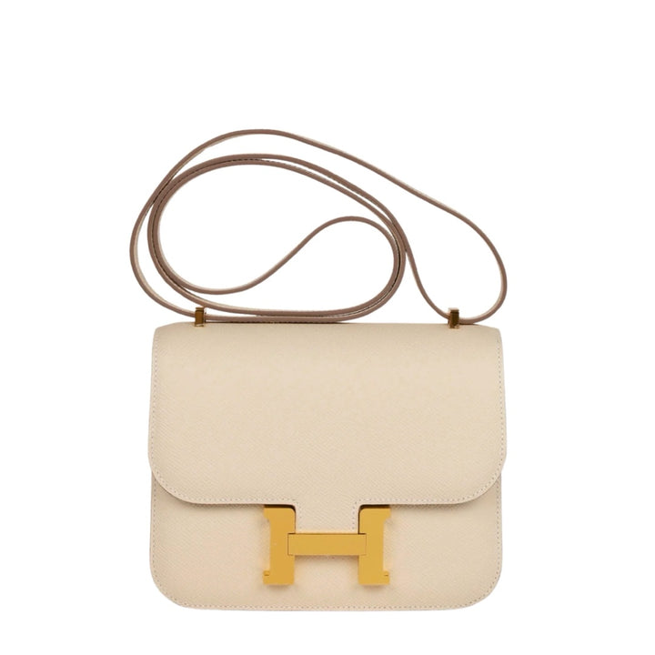 Hermès Constance 18 in Craie Epsom Leather with Gold Hardware - Gemaee  UAE