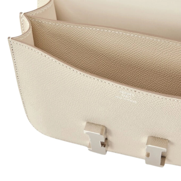 Hermès Constance 18 in Craie Epsom Leather with Palladium Hardware - Gemaee  UAE