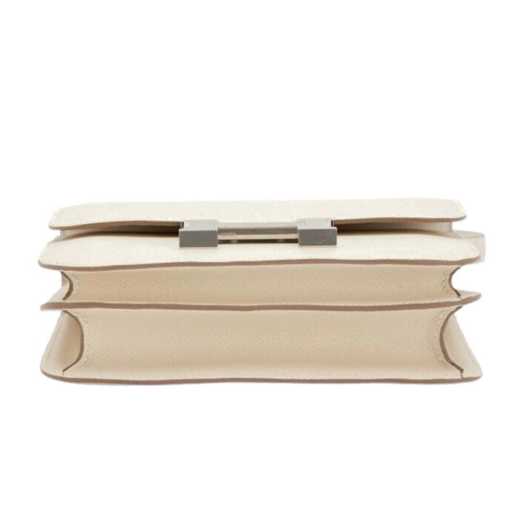Hermès Constance 18 in Craie Epsom Leather with Palladium Hardware - Gemaee  UAE