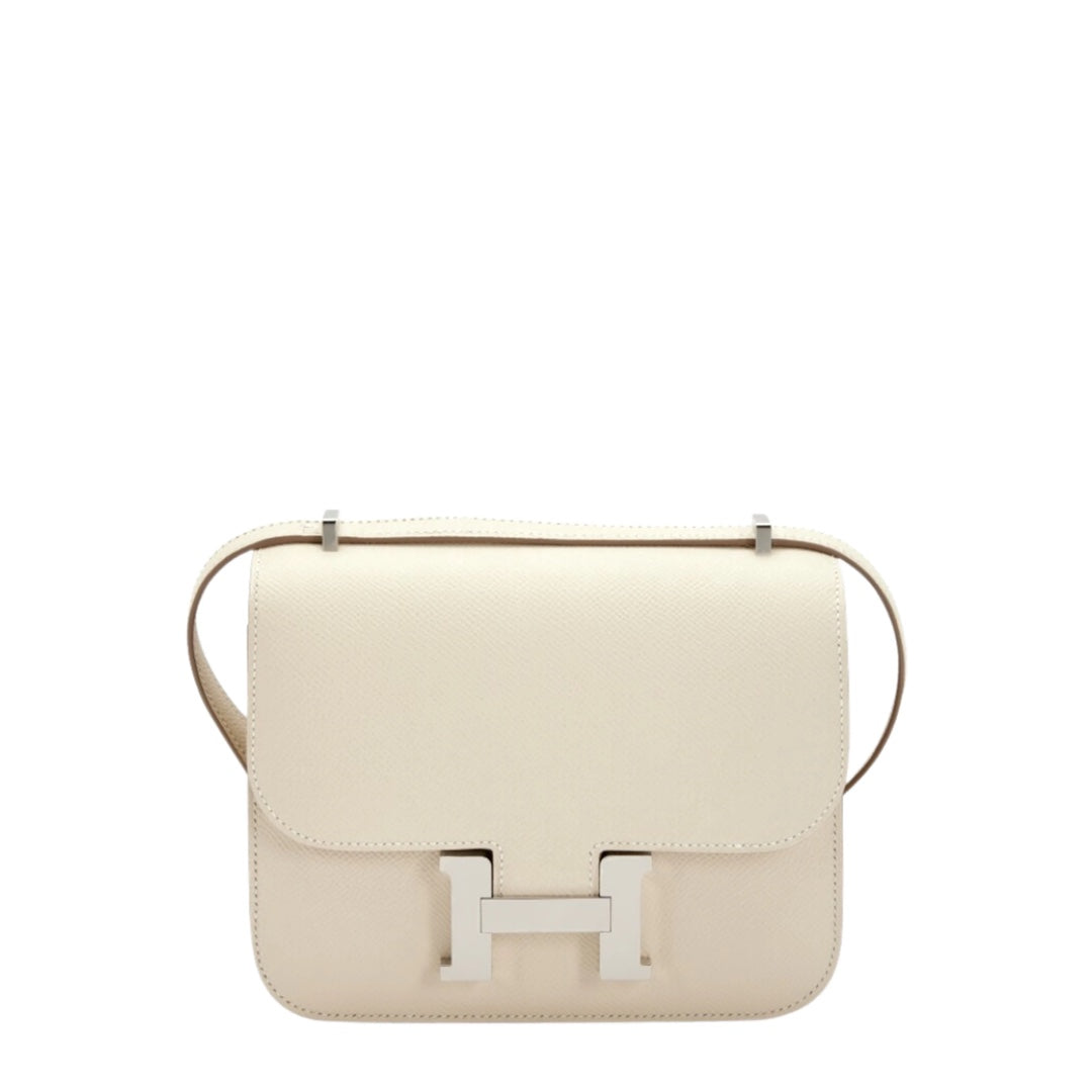 Hermès Constance 18 in Craie Epsom Leather with Palladium Hardware - Gemaee  UAE