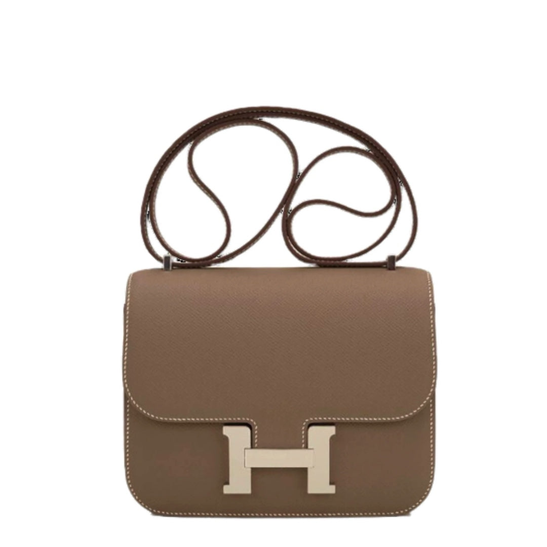 Hermès Constance 18 in Etoupe Epsom Leather with Palladium Hardware - Gemaee  UAE