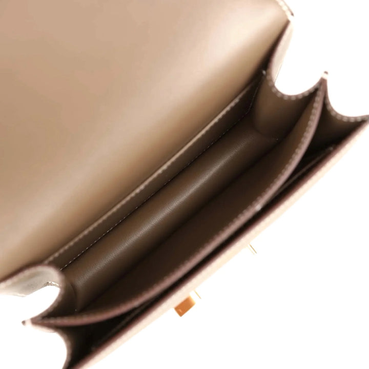Hermès Constance 18 in Etoupe Epsom Leather with Gold Hardware - Gemaee  UAE