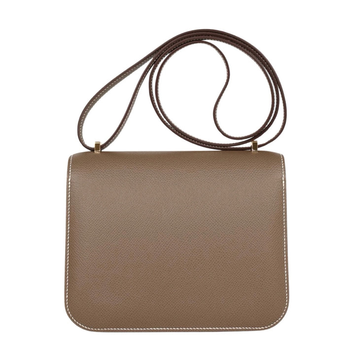 Hermès Constance 18 in Etoupe Epsom Leather with Gold Hardware - Gemaee  UAE