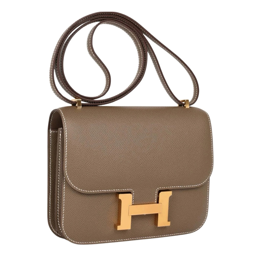 Hermès Constance 18 in Etoupe Epsom Leather with Gold Hardware - Gemaee  UAE