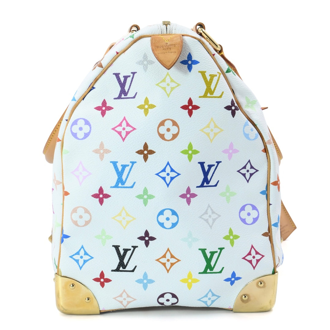 Louis Vuitton LV x Timberland Keepall Bandoulière 45 in Monogram Canvas with Leather Trim and Gold Tone Hardware