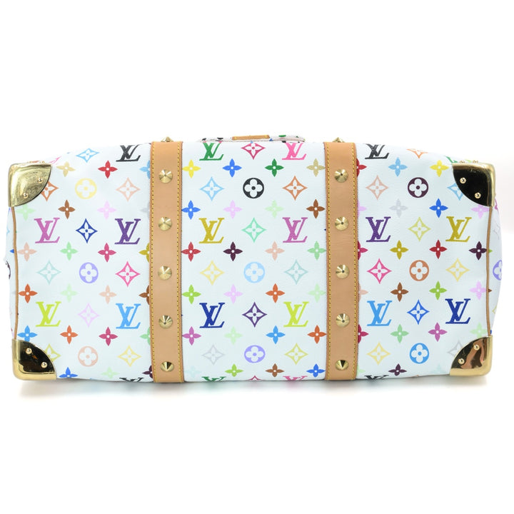 Louis Vuitton LV x Timberland Keepall Bandoulière 45 in Monogram Canvas with Leather Trim and Gold Tone Hardware