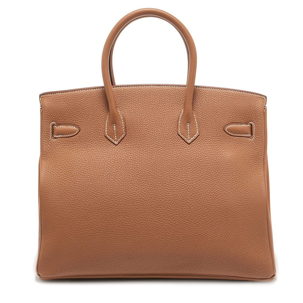 Hermès Birkin 35 Bag in Gold Togo Leather with Gold Hardware - Gemaee  UAE