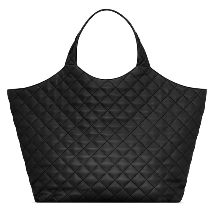 Saint Laurent Icare Tote in Quilted Lambskin Leather with Gold Hardware - Gemaee  UAE
