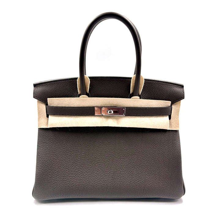 Hermès Birkin 30 Écorce Togo leather with Palladium hardware Bag