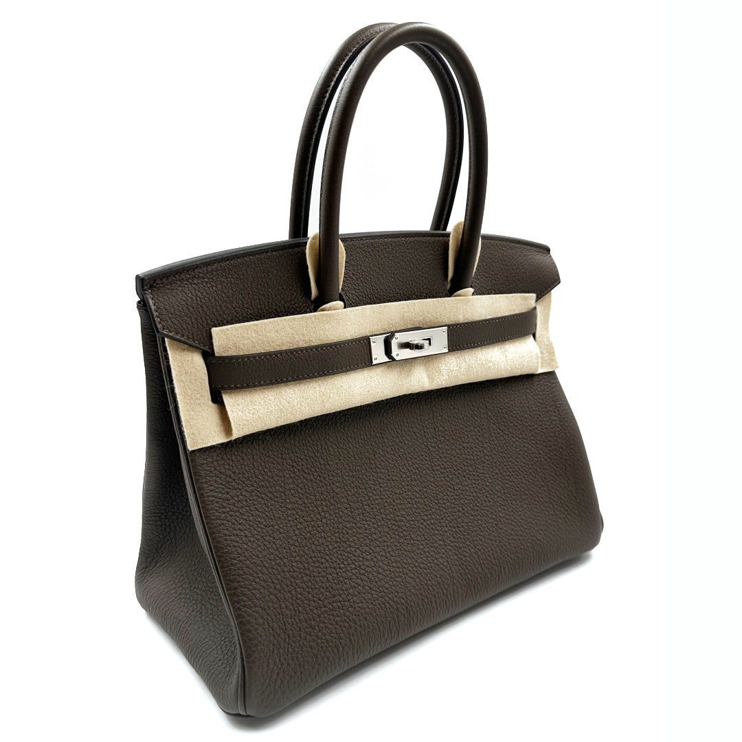 Hermès Birkin 30 Écorce Togo leather with Palladium hardware Bag