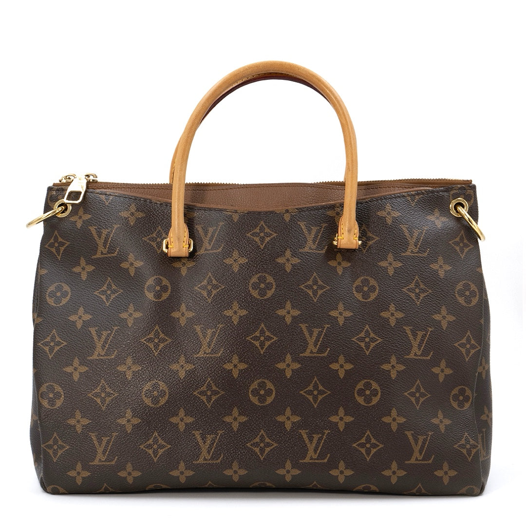 Louis Vuitton Monogram Havane Pallas MM Bag