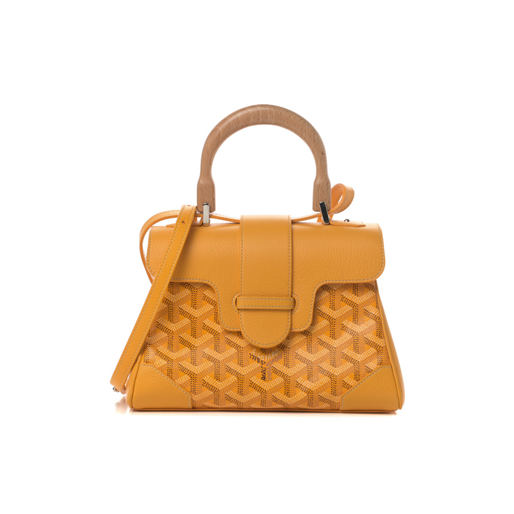 Goyard Goyardine Mini Saigon Yellow Bag - Gemaee  UAE