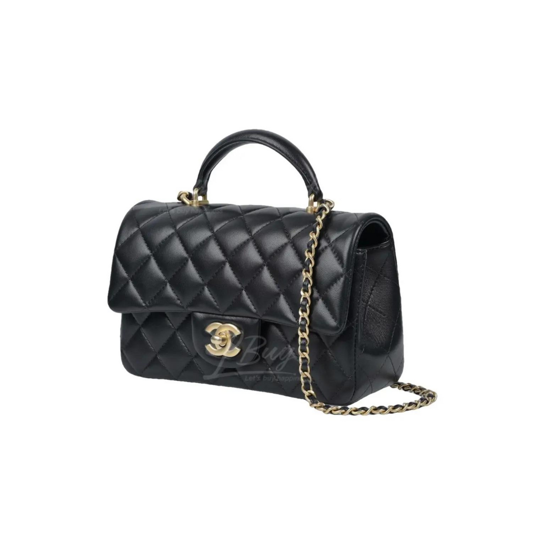 Chanel Timeless Classique Top Handle leather handbag | Gemaee UAE