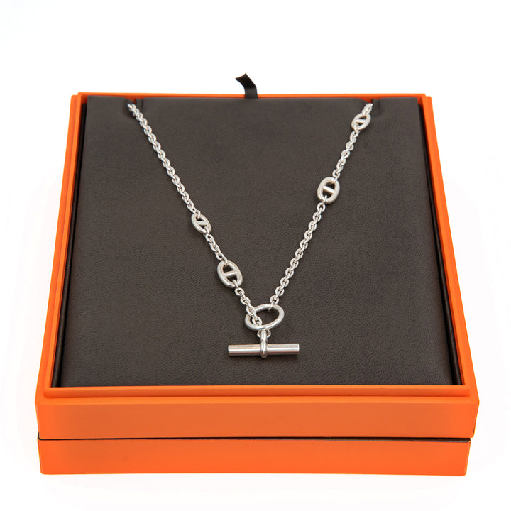 Hermès Farandole Long Necklace 80 in Sterling Silver