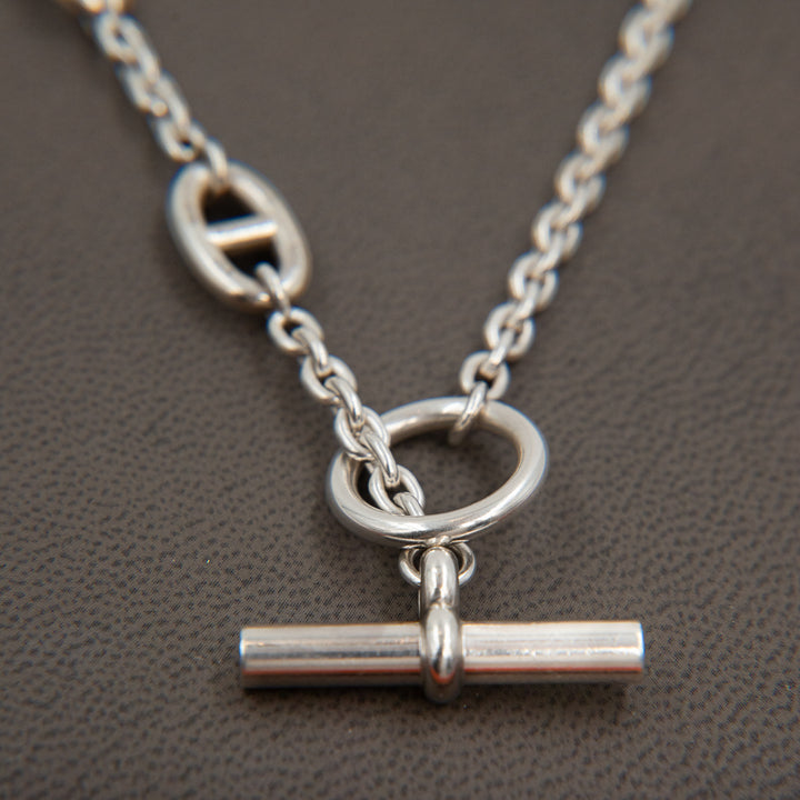 Hermès Farandole Long Necklace 80 in Sterling Silver