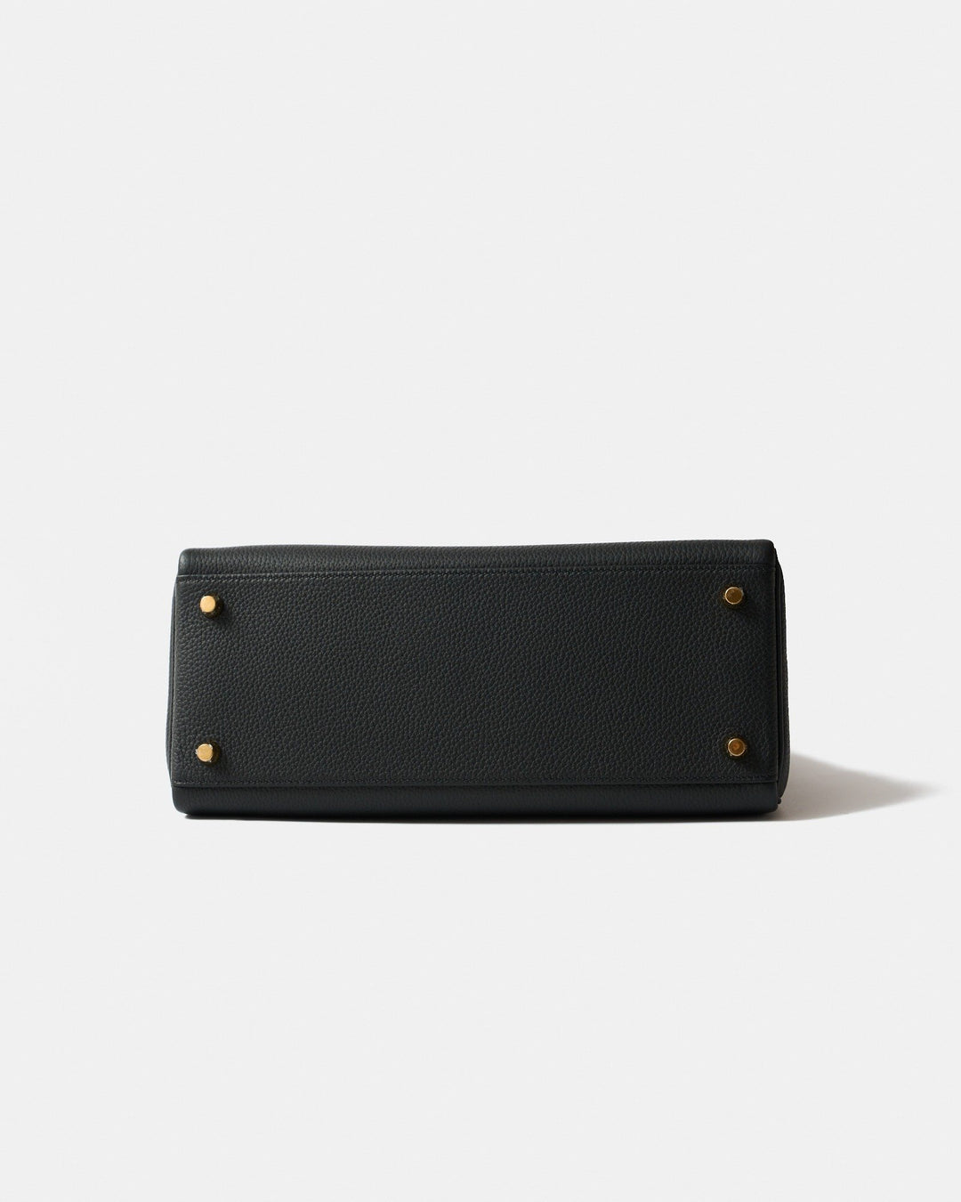 Hermès Kelly II Retourne 28 Noir Togo Leather Bag with Gold Hardware