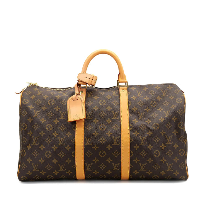 Louis Vuitton Keepall 50 Travel Bag in Monogram Canvas
