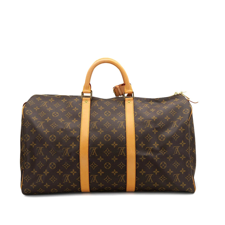Louis Vuitton Keepall 50 Travel Bag in Monogram Canvas