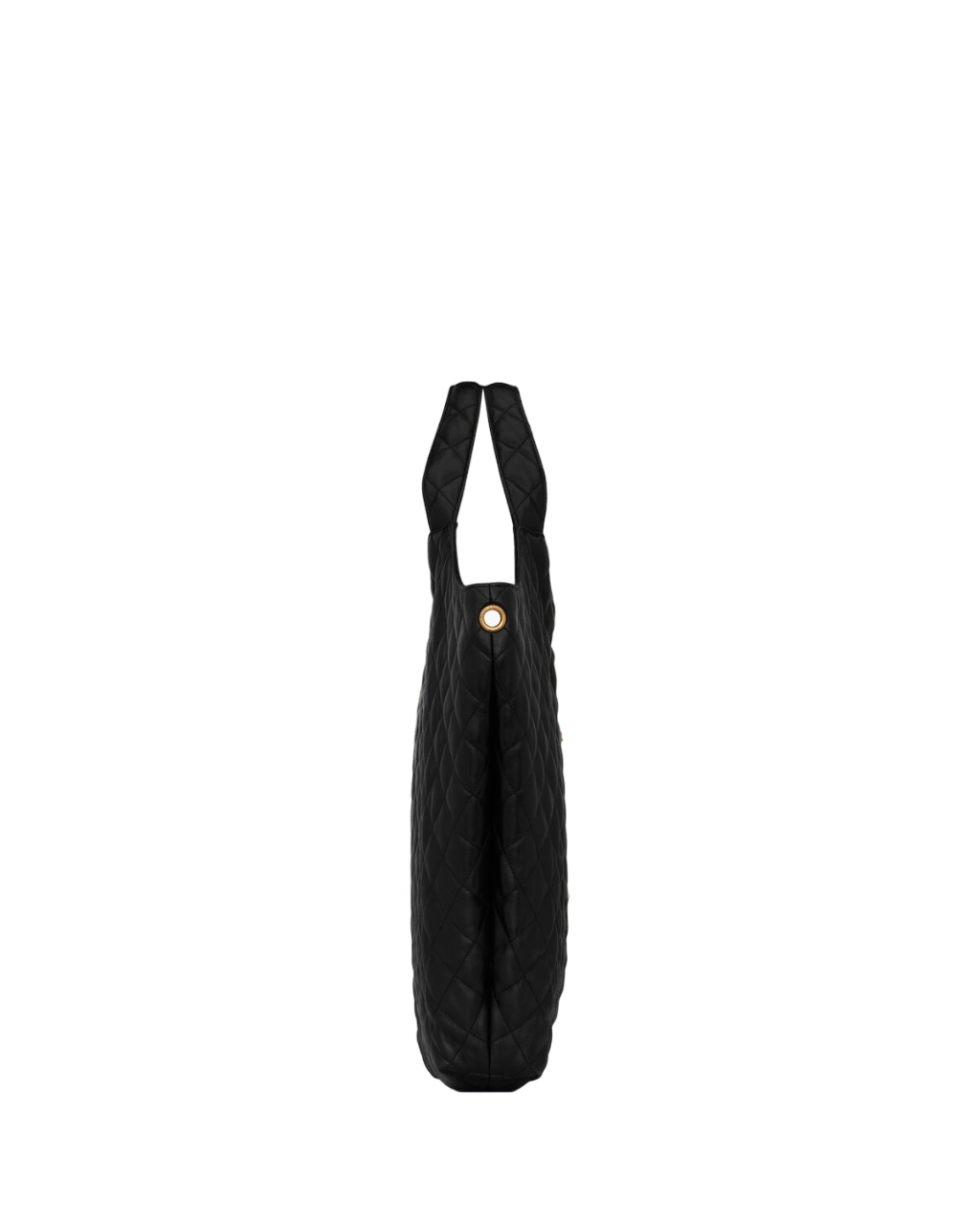 Saint Laurent  Black Icare Maxi Shopping Bag in quilted lambskin