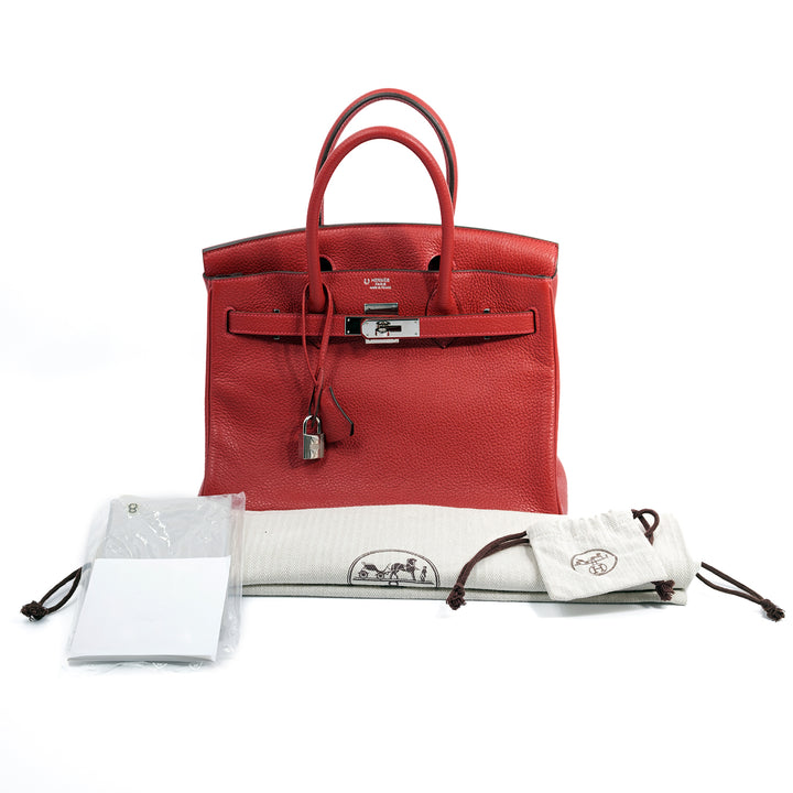 Hermès Birkin 30 in Togo with Palladium Hardware Bag